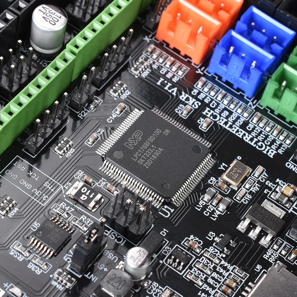 BIGTREETECH SKR V1.1 материнская плата Smoothieboard ARM с 12864LCD панель отображения + TMC2130 TMC2208 A4988