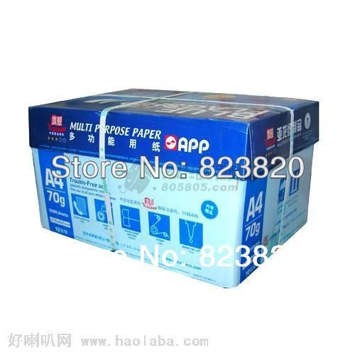 Chenming A4 printing copy paper 70g whole box snow lotus A4 paper office  white paper single pack 500 sheets A4 printing paper a box