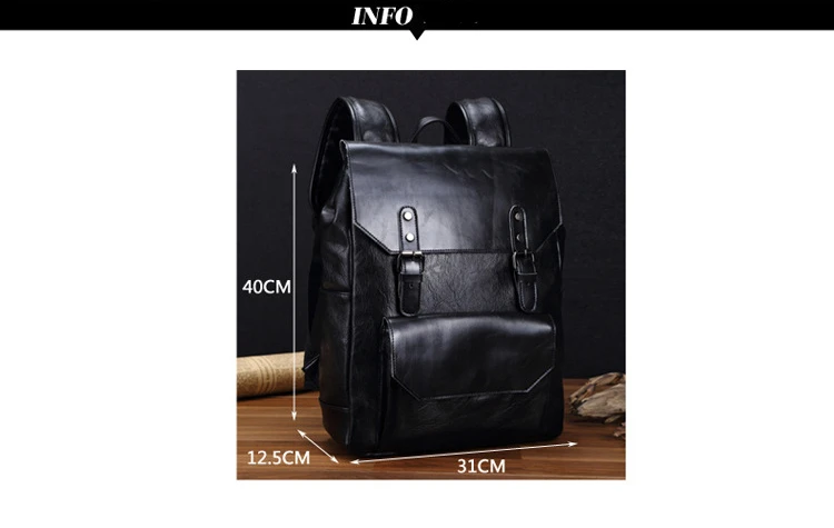 Новое поступление, высококачественный рюкзак из искусственной кожи, модный винтажный мужской рюкзак в старинном стиле, Высококачественная Студенческая сумка, школьные сумки