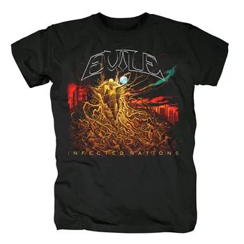 

Bloodhoof Evile heavy metal black cotton t-shirt Asian Size