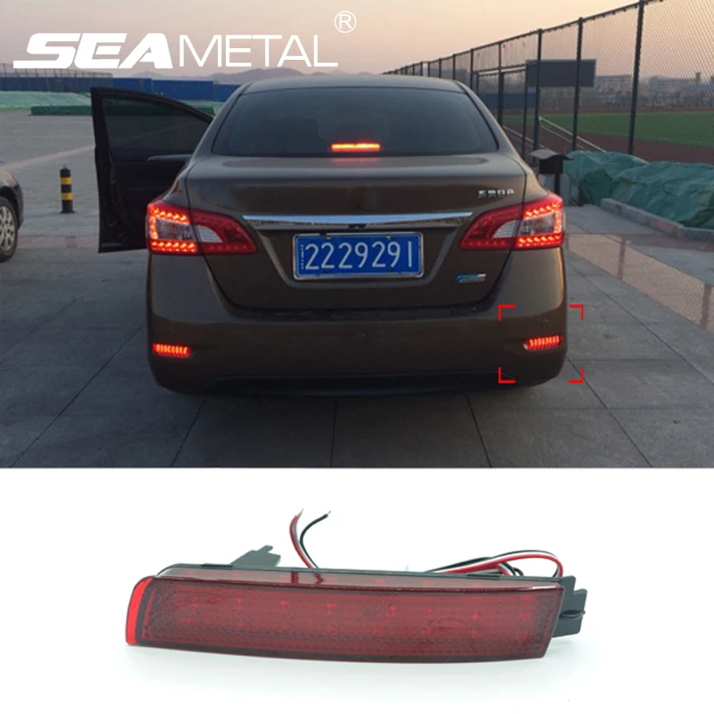 

Car Rear Bumper Brake Lights Reflector LED Brake Warning Lamps For Nissan Sentra Sylphy Murano Juke Infiniti FX37 2013 2014 2015