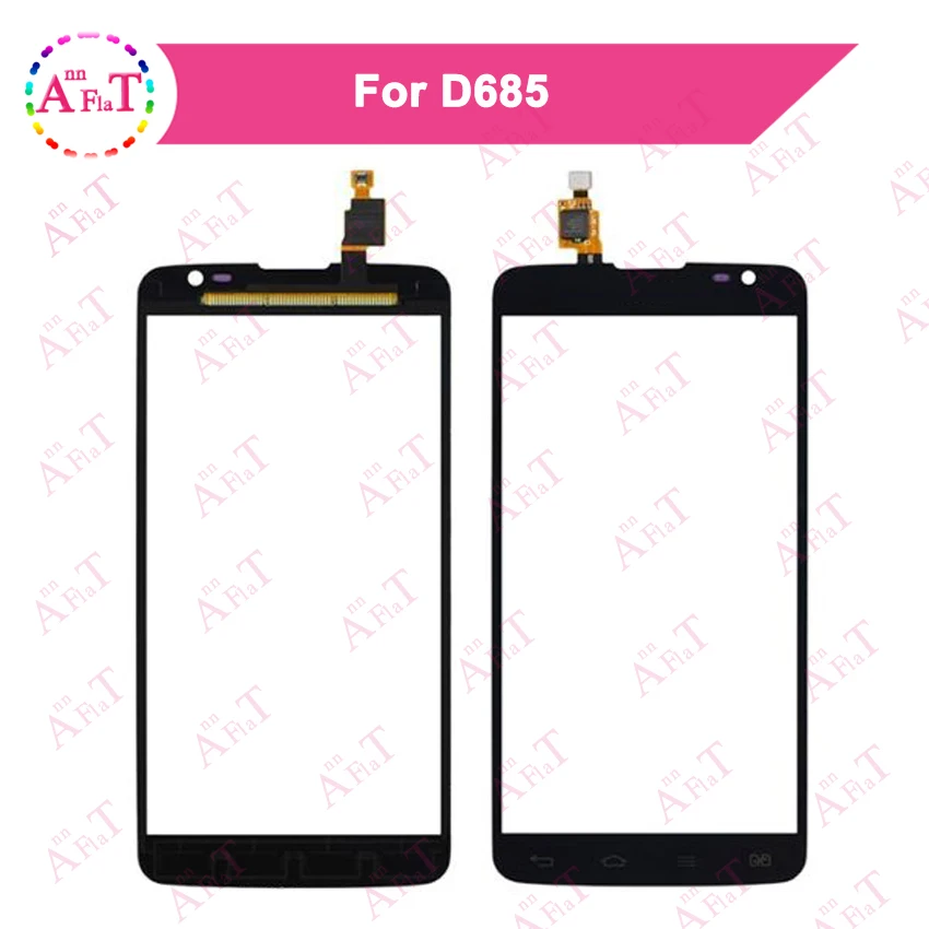 5," для LG G Pro Lite D685 D686 сенсорный экран дигитайзер сенсор внешняя стеклянная линза Панель 3 м клей бесплатно