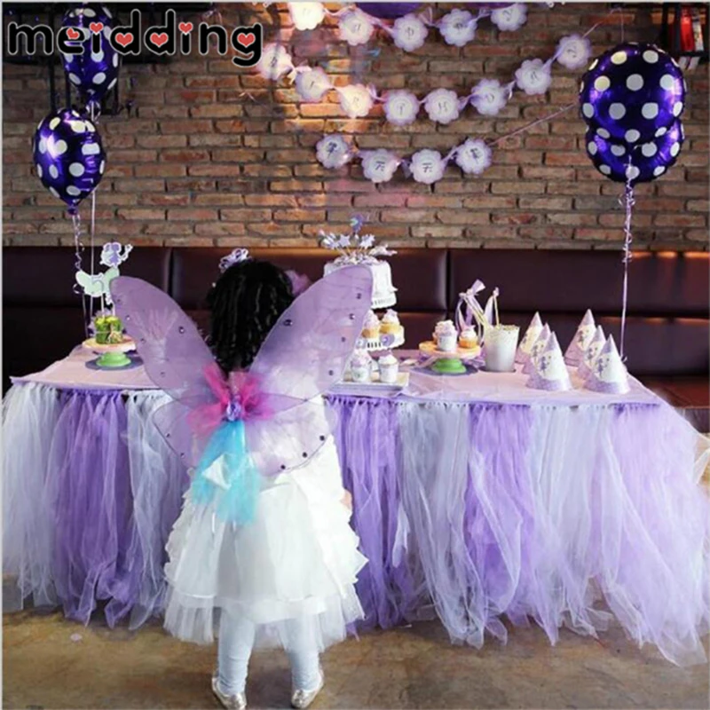 MEIDDING 25yards Tulle Roll DIY Girls Tutu Skirt Gift Wedding Party Decor Frozen Halloween Kids Queen Skirts Festive Supplies