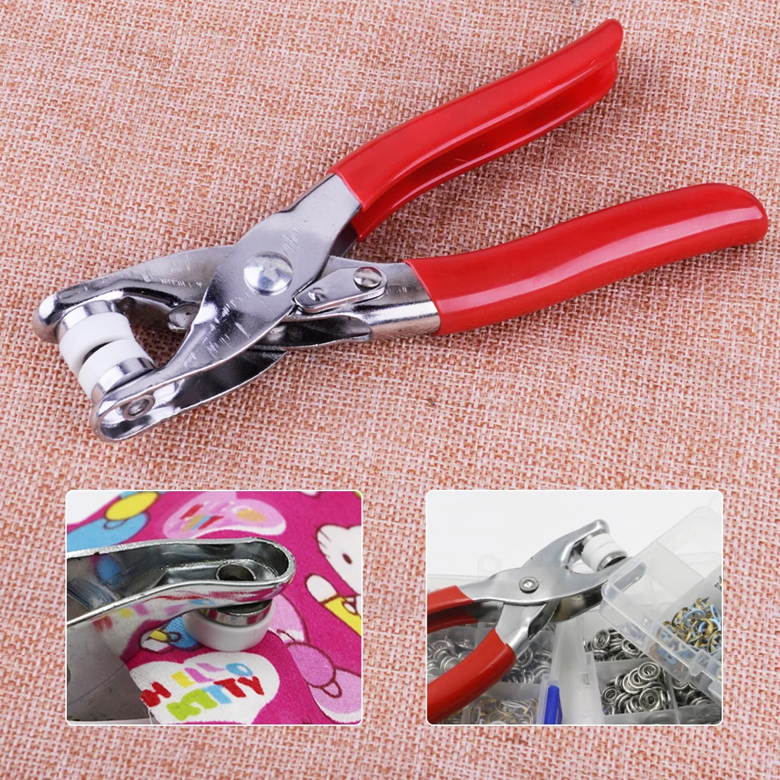LETAOSK Pliers for 9.5mm Prong Ring Press Studs Snap Button Fasteners