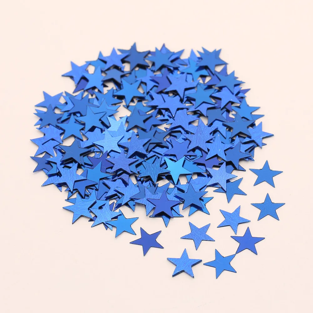 

150g 6mm 10mm PVC Star Confetti Sequins Christmas Birthday Baby Shower Wedding Party Table Scatters Festival Decoration Supplies