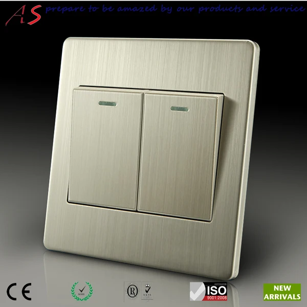 Electrical Material Double Push On 1 Way Switch With Luxurious Push On 1 Way Switch With Luxurious