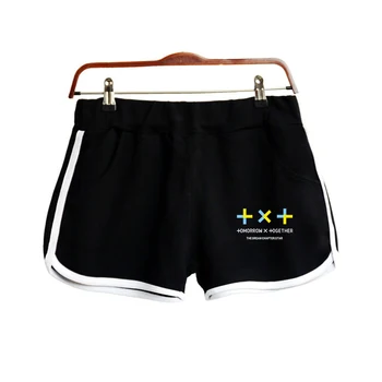 

2019 Tomorrow X Together Print Women summer Clohtes 2019 Hot Sale Casual Harajuku Ladies summer Sexy Shorts K-pops Plus Size XXL