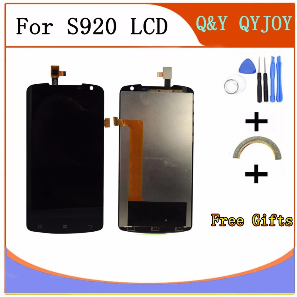Q &amp Y QYJOY черный для Lenovo S920 ЖК-дисплей дигитайзер сенсорный экран сборка