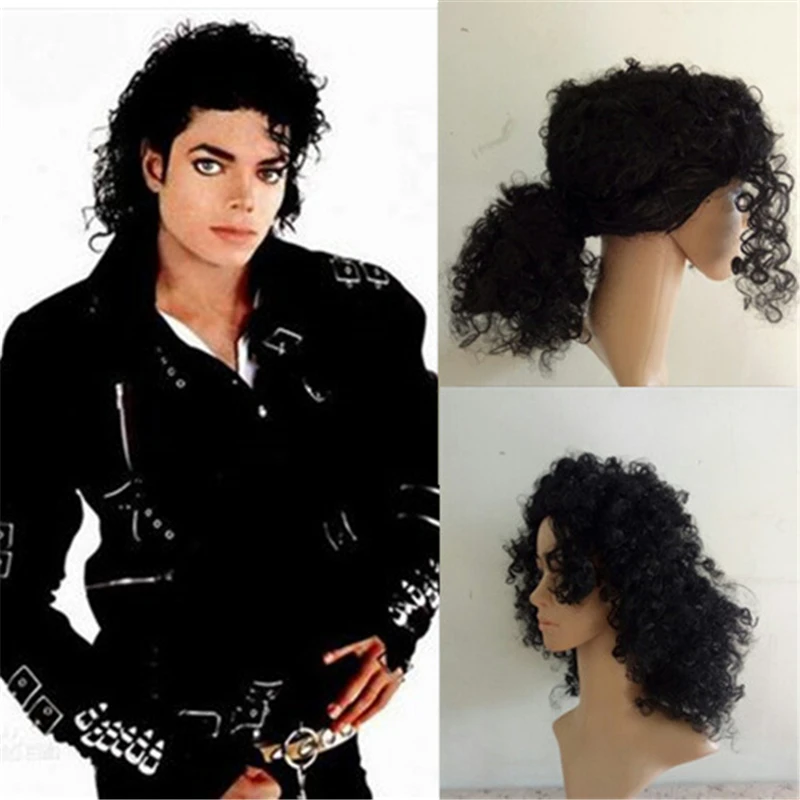 Classic Superstar Michael Jackson Cosplay Costumes Wig World Dance