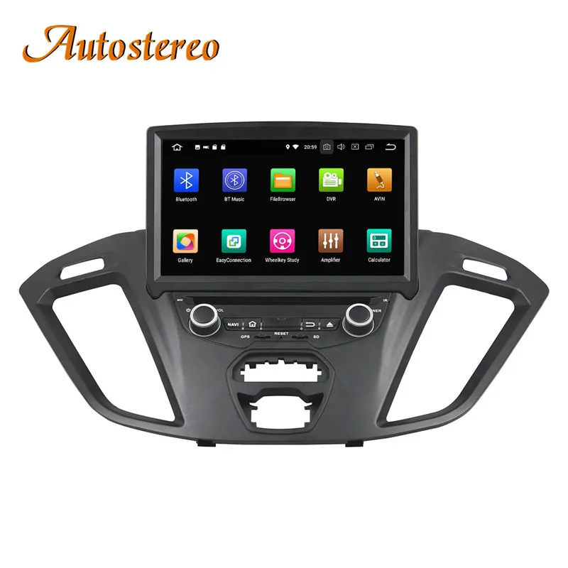 Top Autostereo Android 8 4+32G Car DVD Player GPS navigation For Ford Transit Custom 2016 headunit multimedia player tape recorder 8