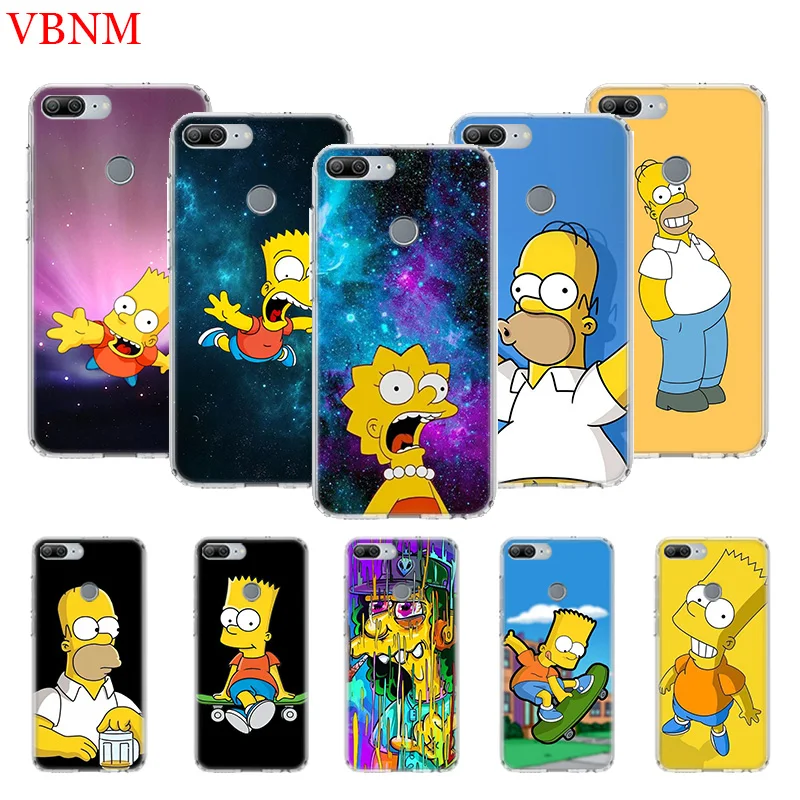 

Bart Simpson Fantasy Silicone Customize Phone Case For Huawei Honor 8A 8S 7S 6X 7X 8X7 8 7A Pro MAX 9 10 Lite V9 Play 8C 10i 20i