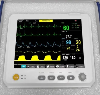 

2019 equipment ICU Patient Monitor Vital Sign with ECG+NIBP+SPO2+PR 1y Warranty