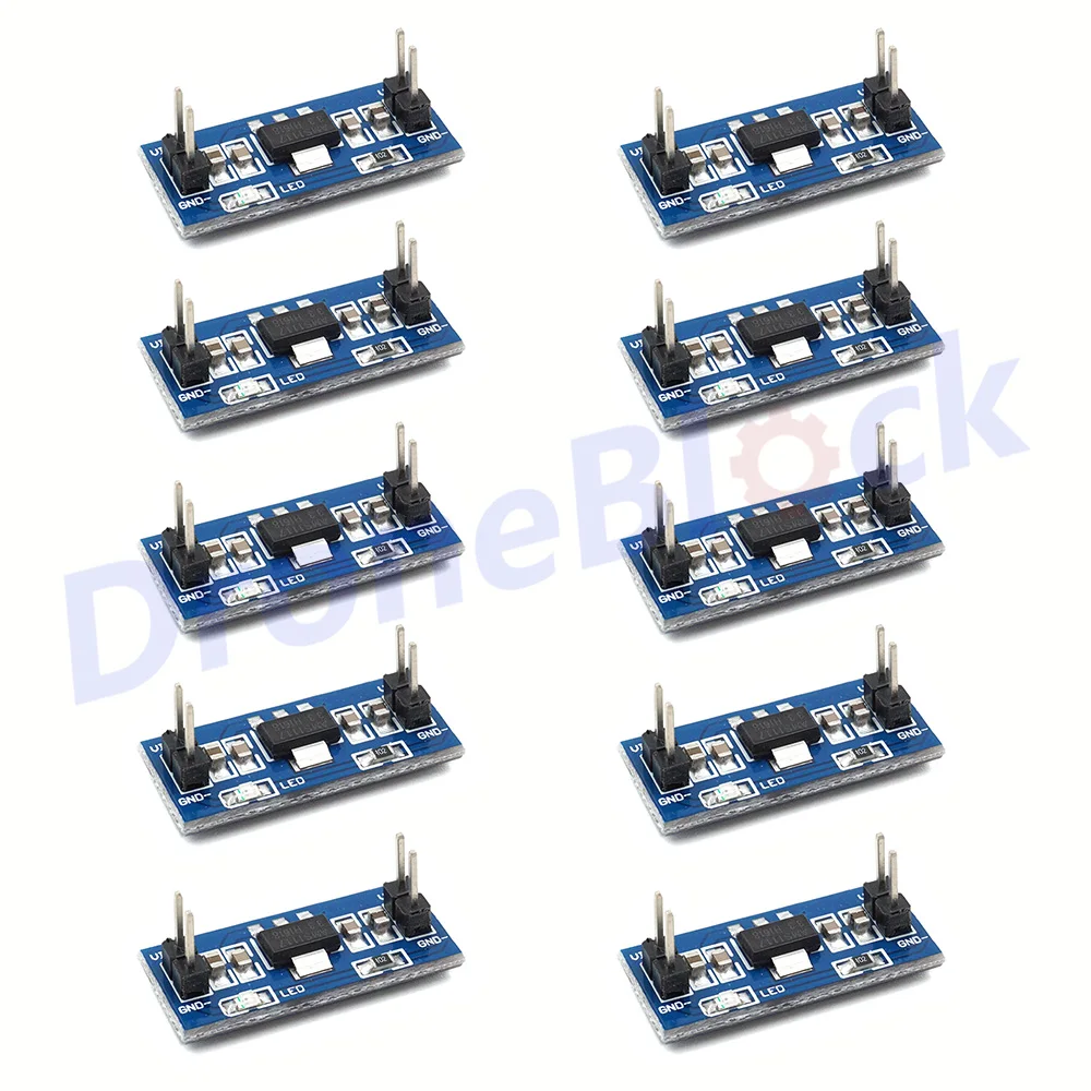 10 шт. RC Step понижающий модуль питания AMS1117 3 V BEC UBEC 4 5 7 до низкая пульсация