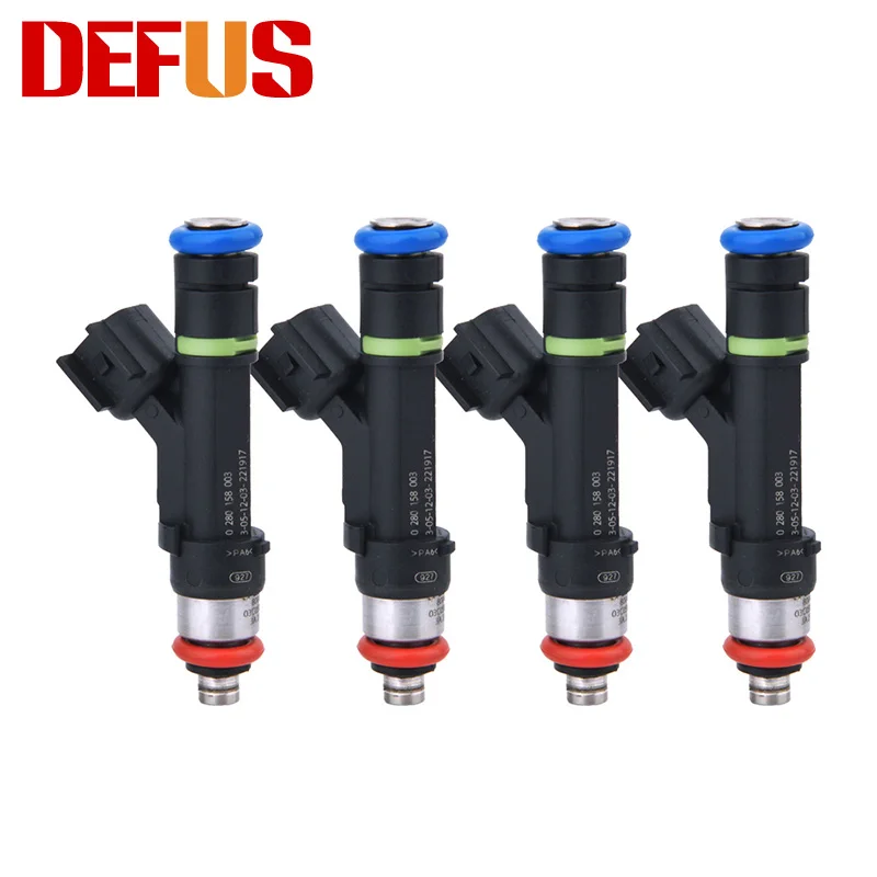 4x Flow Matched Fuel Injector 0280158003 For 2004 Ford F 150 5.4L V8