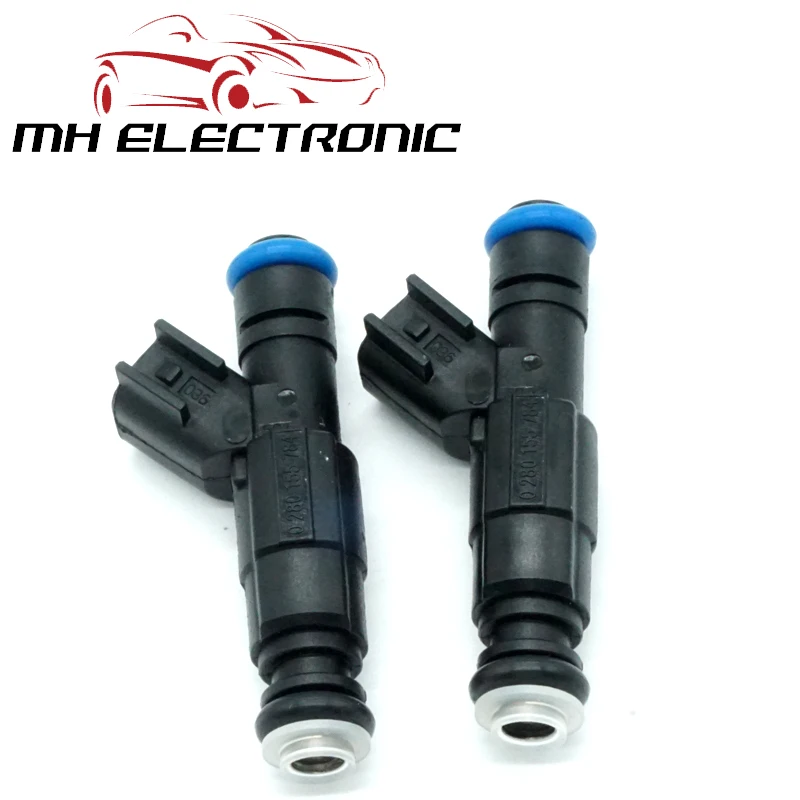 MH Electronic 2 шт./пара топливный инжектор 0280155784 для Jeep Cherokee Grand Wrangler 4.0L 1999 2000 2001 2002 2003