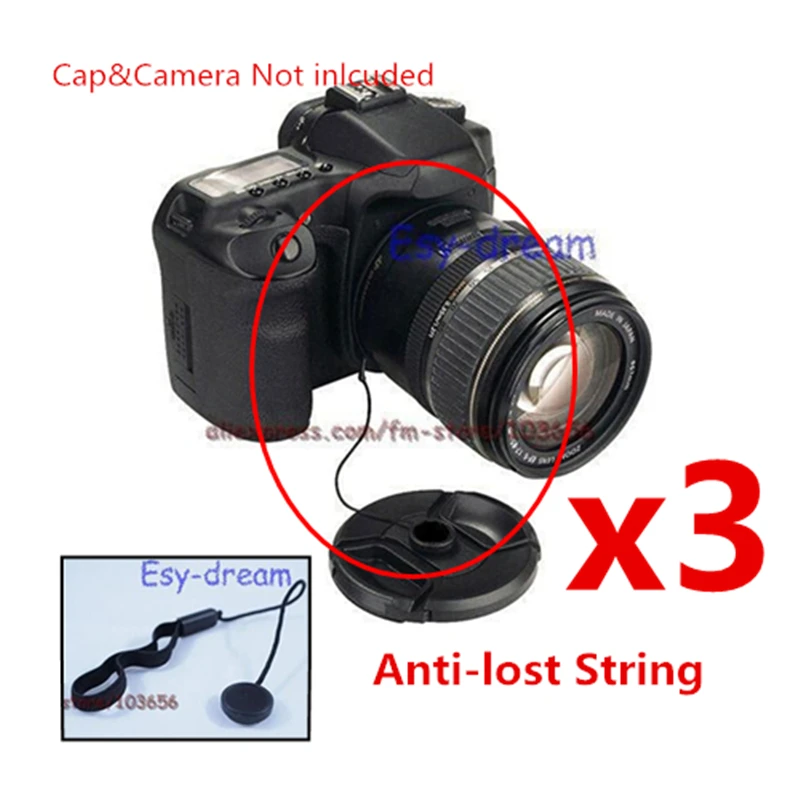 Anti Losing Snap on Capkeeper Lens Cap Keeper Holder String Lanyard