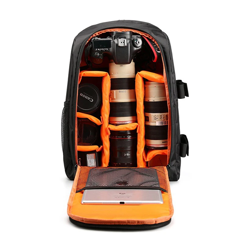 Camera Backpack Waterproof Digital DSLR Photo Padded Backpack Laotop 15