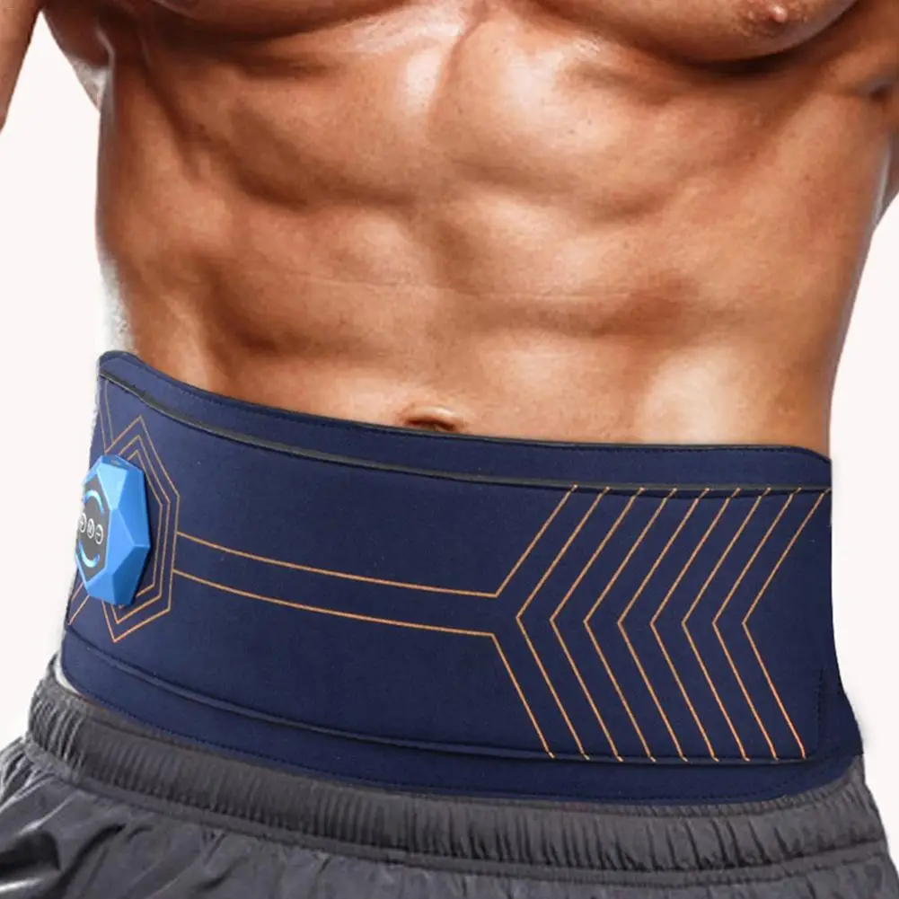 Smart Fitness Belt Muscle Training USB Rechargeable Stimulus Belt Abdominal For Electric Muscle Belly Exercises Slimming Machine