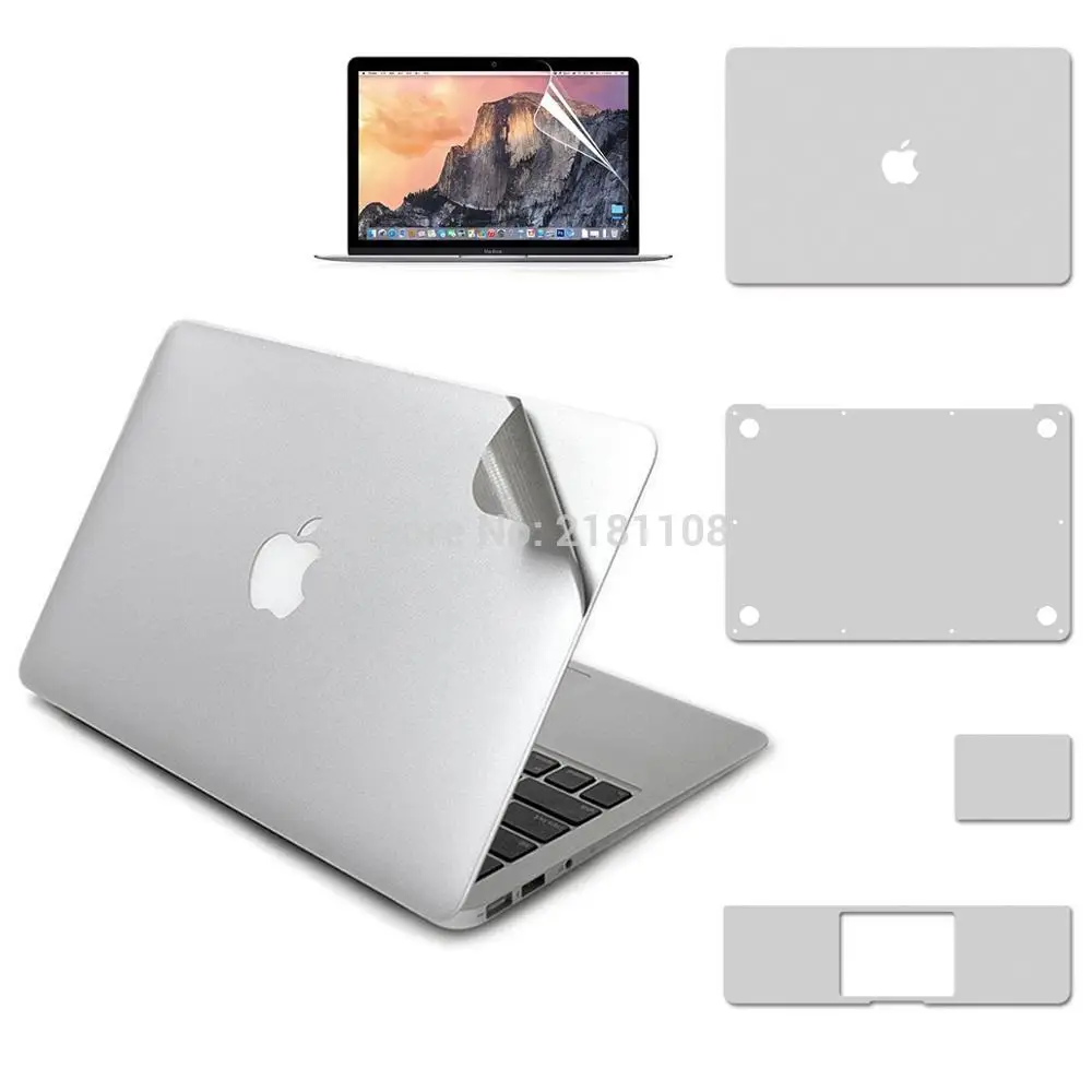 Protective Vinyl Decal Cover For Macbook Air 13 Inch A1932 Retina 12 A1931  Top/Bottom/Touchpad/Palmguard Skin /Screen Protector