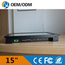 15inch industrial touch led screen computer (all in one panel pc) Resolution 1024×768 CPU Intel 3217U 1.9GHz