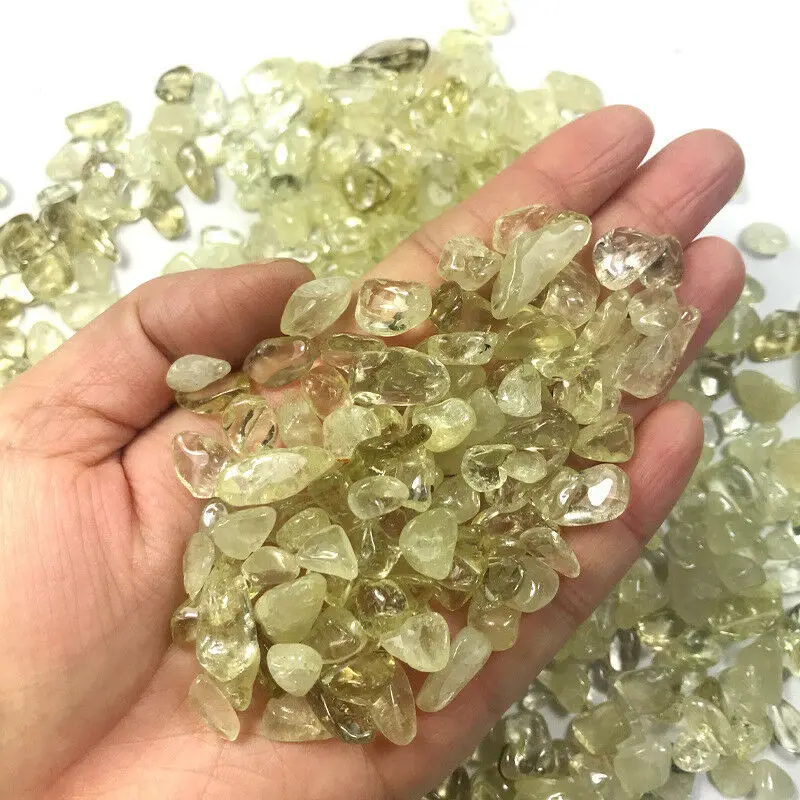 

Wholesale 50g 4 Size Natural Yellow Citrine Quartz Crystal Gravel Healing Mineral Specimen Natural Stones and Minerals