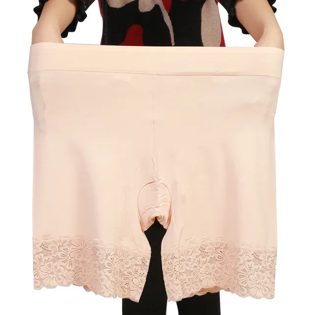 110KG Is Ok!! Plus size Modal High elastic weave lace pants,anti