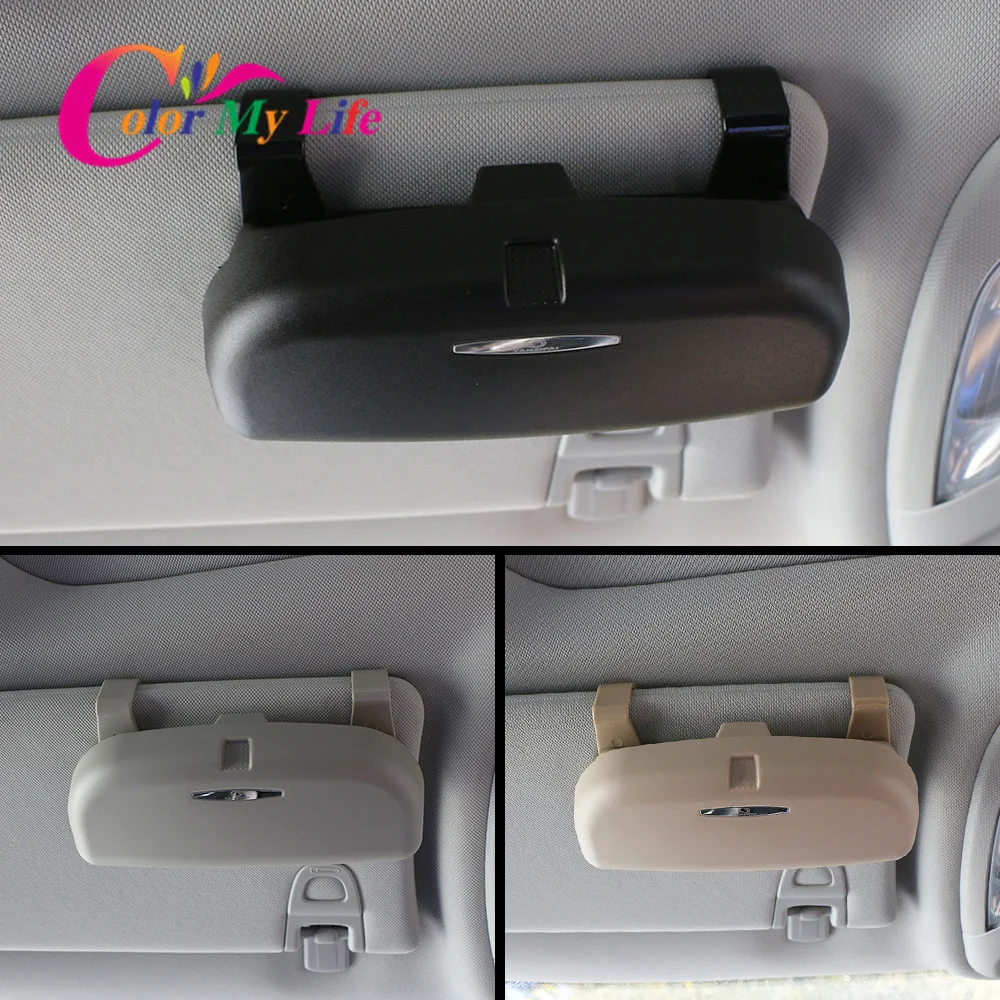 

Car Glasses Case Organizer Box Sunglasses Holder Storage for Toyota/skoda/Volkswagen/Opel/Audi/Suzuki/Fiat/BMW/Mazda Car Styling