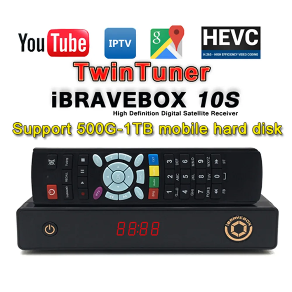 

1 Year IPTV Subscription+ Satellite Receiver H.265 Full HD Two DVB-S2 Tuner Include 1300+ Arabic Europe Live TV Channels