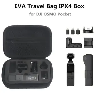 

OSMO Pocket PU Handheld Gimbal Storage Box Case For DJI OSMO Pocket EVA Waterproof Portable Mini Carry Case IPX4 Box