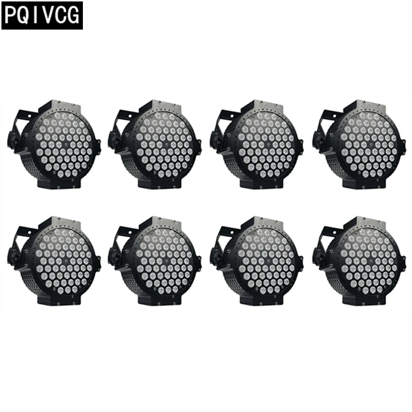 

8pcs/54X3W rgbw led par light dmx512 par led professional stage disco equipment