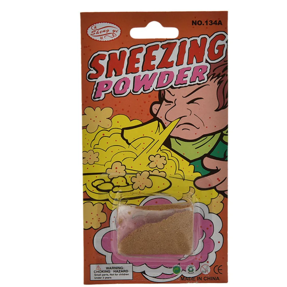 Ztoyl Novelty Funny Gags Practical Jokes Sneezing Powder Trick Toys Kids Gifts April Fool Joke