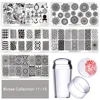 Biutee Nail Stamp Plates set 15 plate +1 Stamper+2 Scraper +1storage bag Desgins Nails Art Stamping Plate Scraper Stamper Set 6