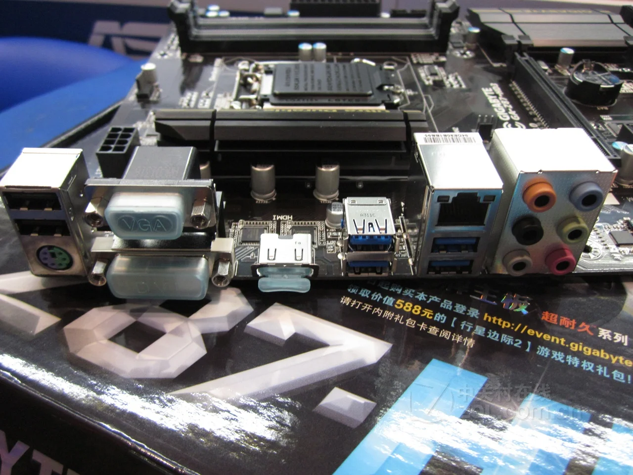 Материнская плата LGA 1150 для Intel Z87 DDR3 Gigabyte GA HD3 USB3.0 32 Гб десктопная материнская б/у PCI