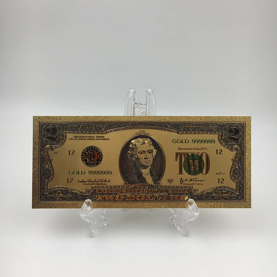 10 шт./лот 100 доллар Американский 24 к 999,9 Коллекционная Золотая банкнота США поддельные Деньги Доллар счета для сувенира и игры деньги