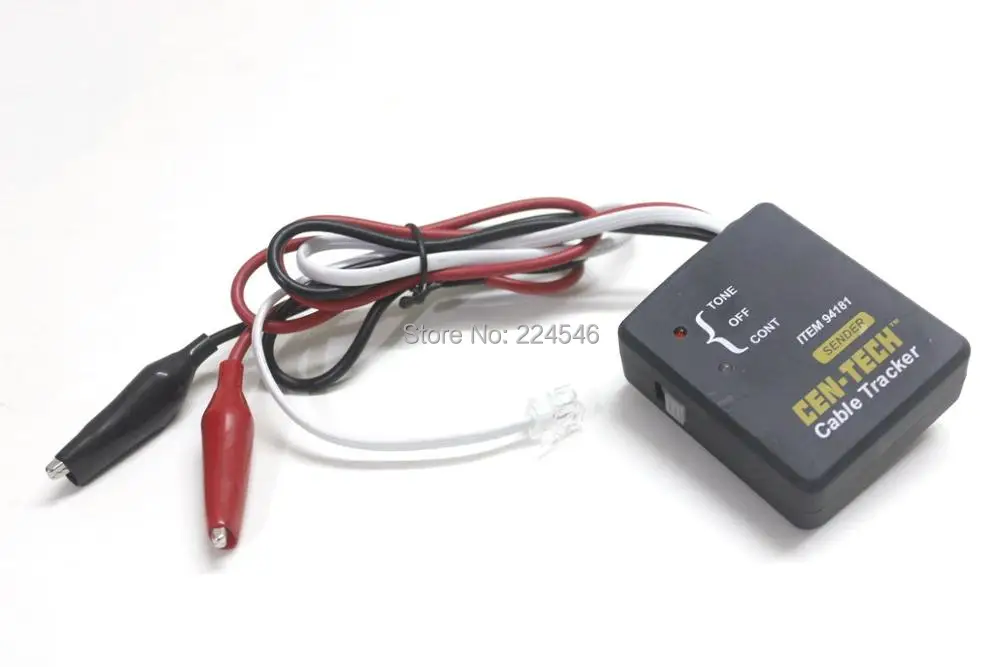 

For ITEM 94181 Cable Tracker transmitter receiver #RJ11 telephone jack plug