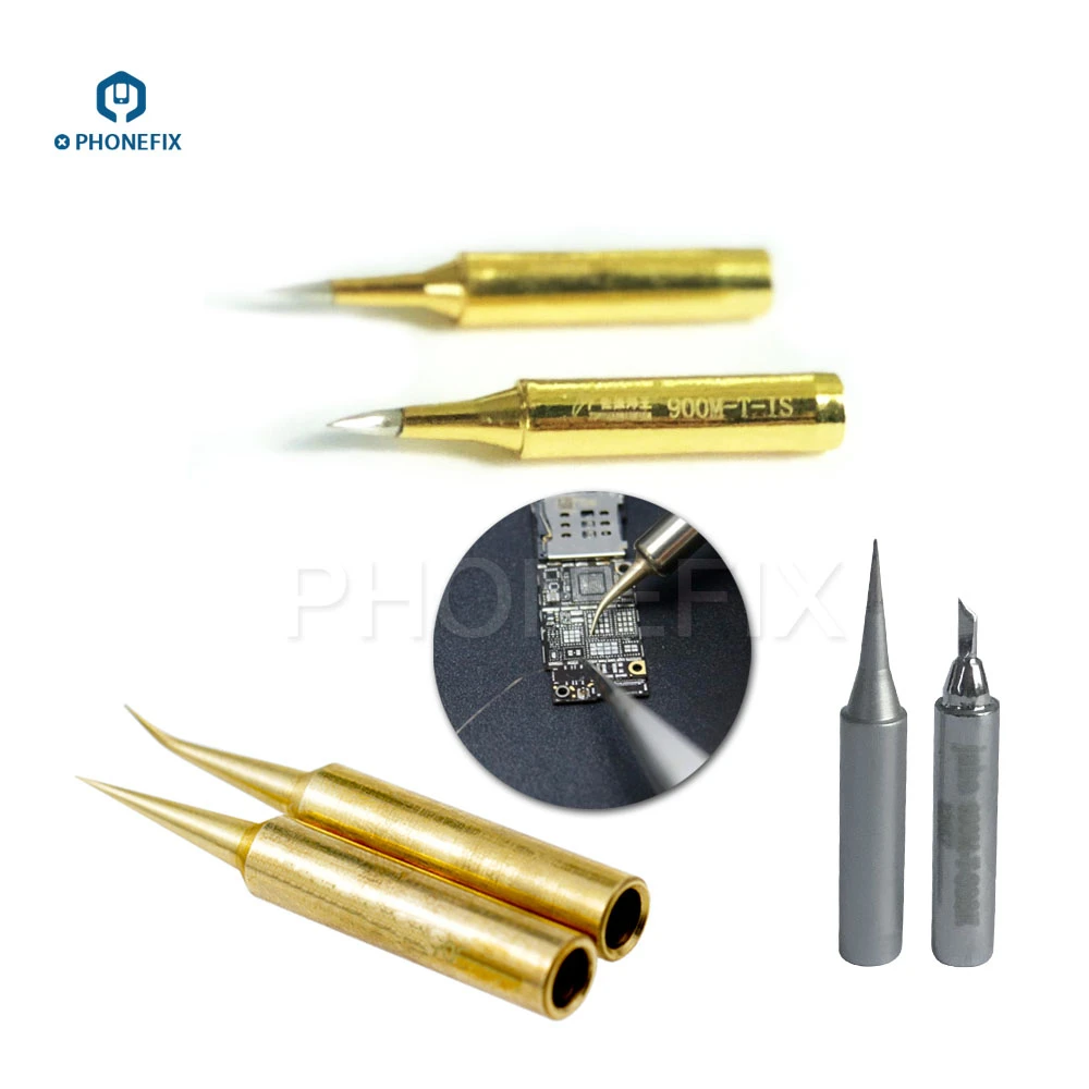 

Precision Sharp Angle Head Jumper Wire Soldering Iron Tip for BGA Rework Station for iPhone iPad Android Motherboard BGA Repair