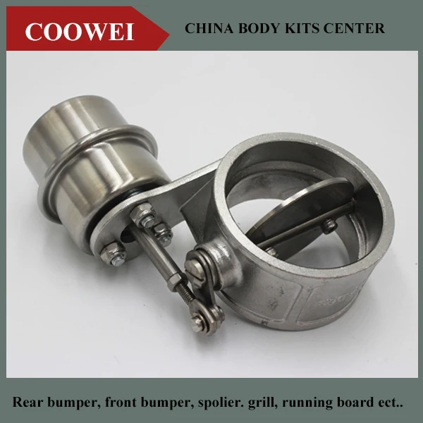 

3'' Stainless steel Variable Exhaust Control Valve Set Vacuum Actuator 76 MM pipe Open Style