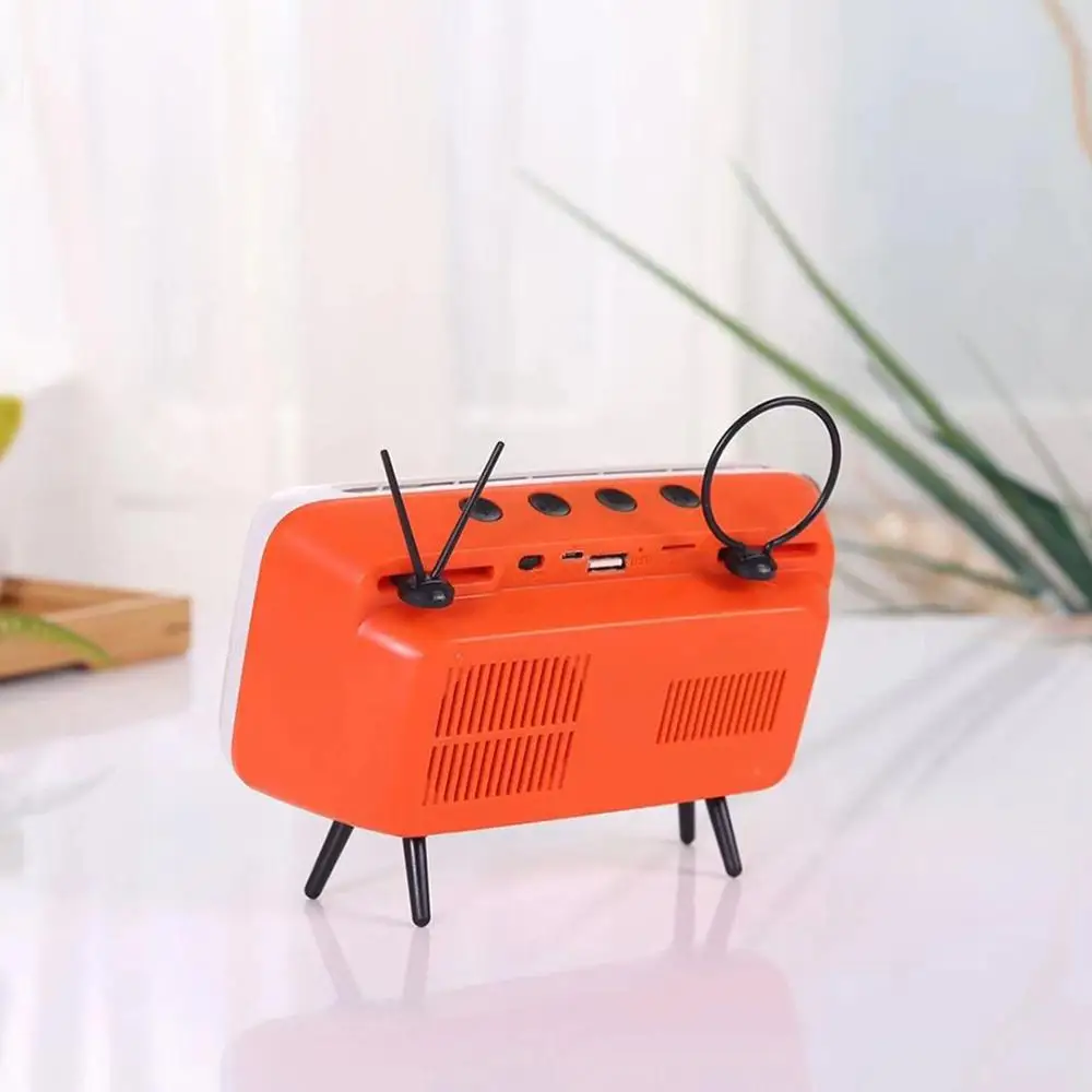 سماعة لاسلكية تعمل بالبلوتوث رئيس الرجعية التلفزيون المحمول حامل جوّال بلاستيكي الوقوف المحمولة مكبرات الصوت حامل