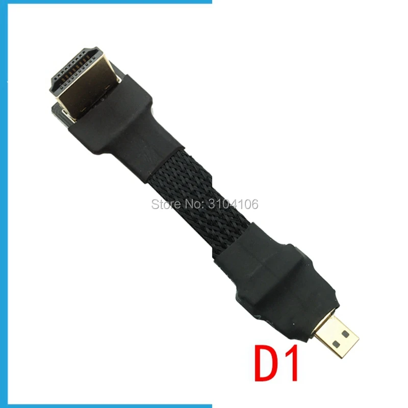 FPV Micro HDMI набран Мужской к HDMI 2,0 Mini HDMI Micro HDMI экранированный FPC плоский кабель для мультикоптера аэрофотосъемки