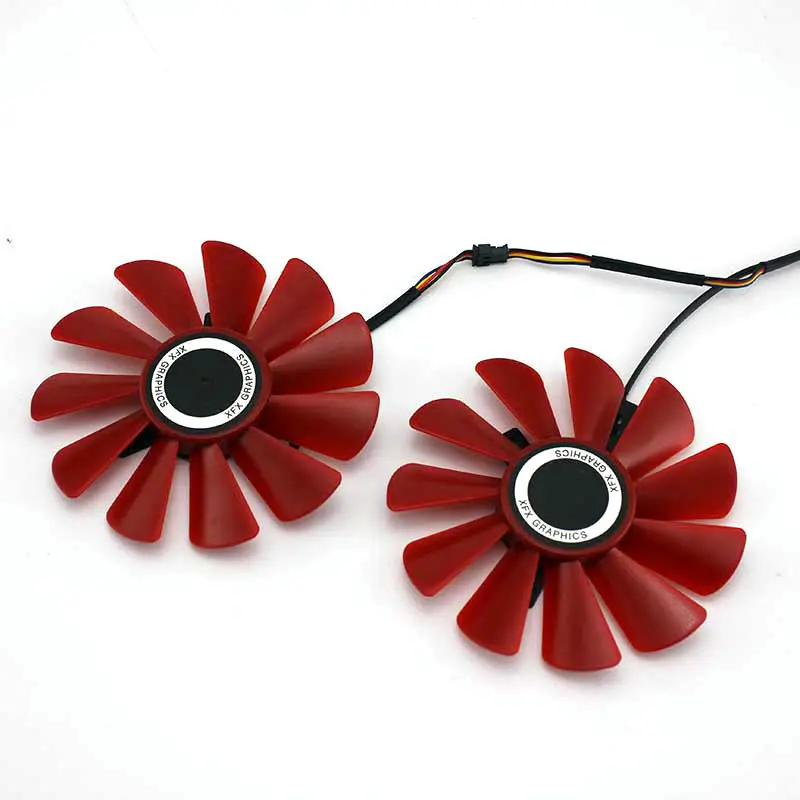 Original for XFX RX 570 580 Video Graphics card cooling fan Only fans Not card. Original for XFX RX 570 580 Video Graphics card cooling fan Only fans Not card.