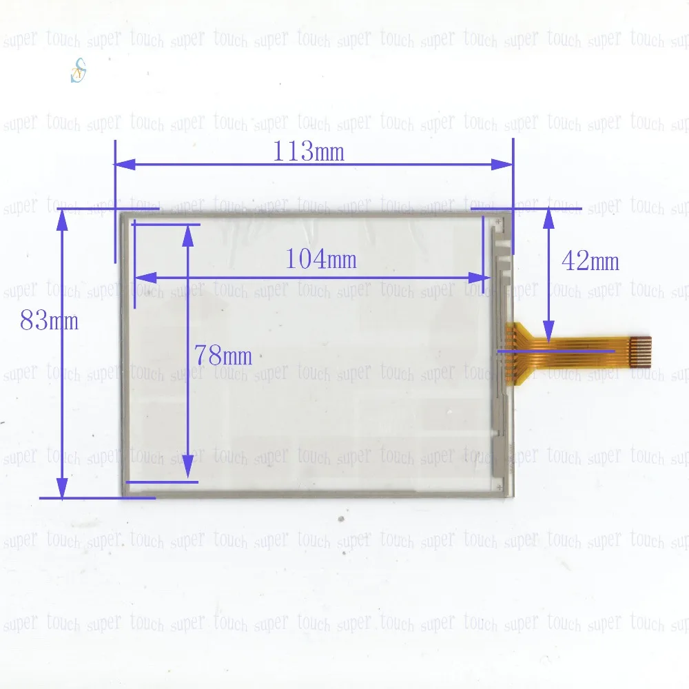 ZhiYuSun 113 мм * 83 HLD-TP-1015 5-дюймовый сенсорный экран стекло резистивный USB Сенсорная