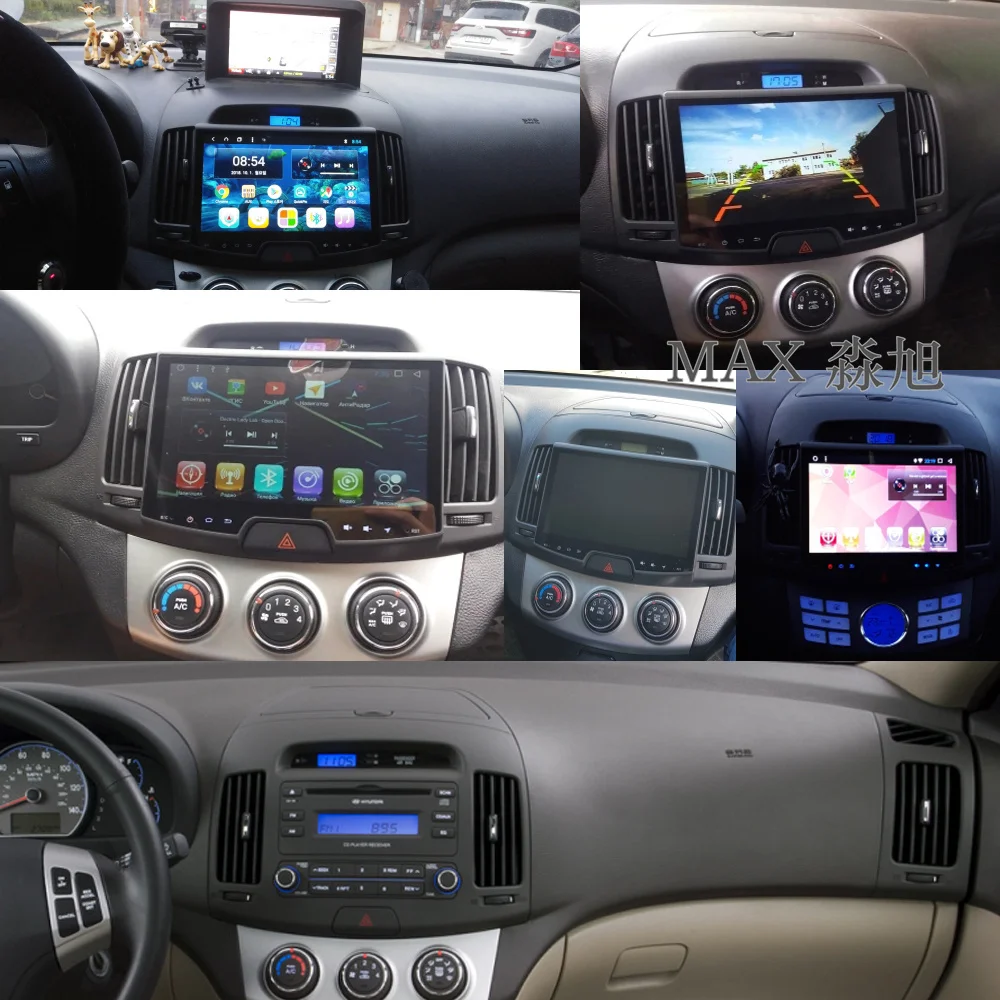 MAX 2G 32G gps навигация Android 8,1 автомобильный dvd-плеер для hyundai Elantra 2007-2011 Автомагнитола BT 4G WiFi карта и тыловая камера бесплатно