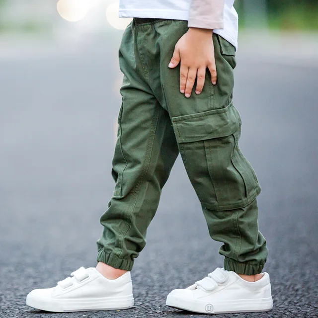 Marque enfants boy cargo pantalon printemps et automne bébé garçon