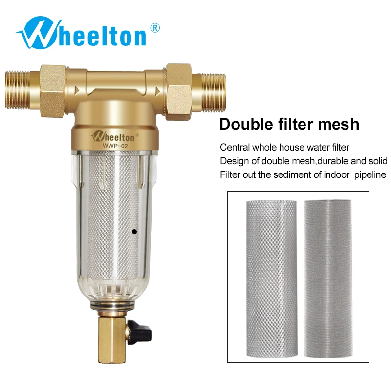 Prefilter water filter First step of water purifier system 59 brass
