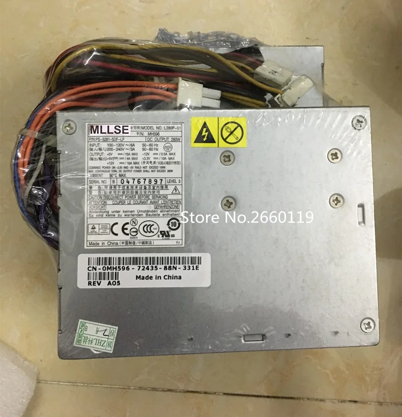100% Working Desktop For Dell 320 330 755 D280P-00 A280P-00 RT490 Power Supply Fully Tested