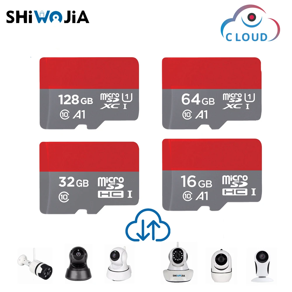 

SHIWOJIA INQMEGA Micro SD Card TF Card For Amazon Cloud Storage Wifi Cam Home Security IP Camera For APP-YCC365 PLUS