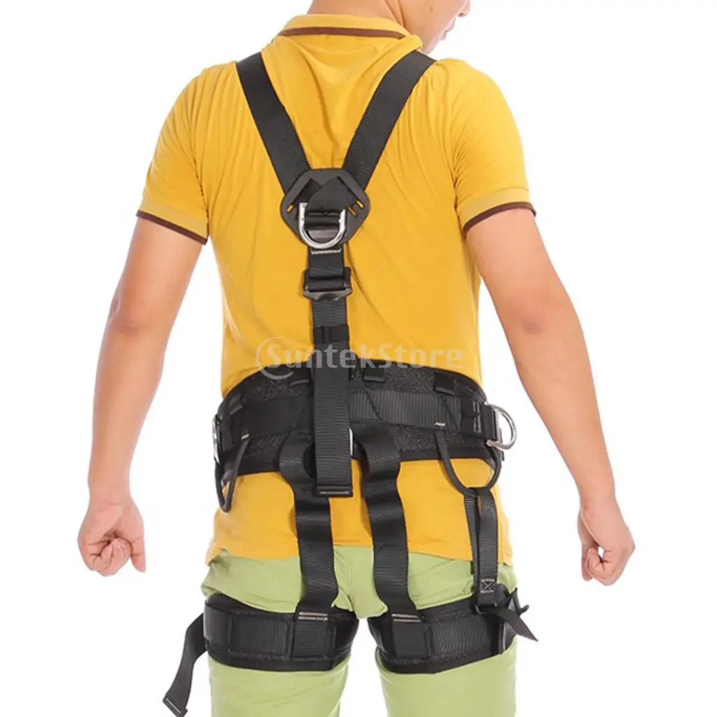 Full Body Outdoor Rock Tree Climbing Rappelling Mountaineering Safety