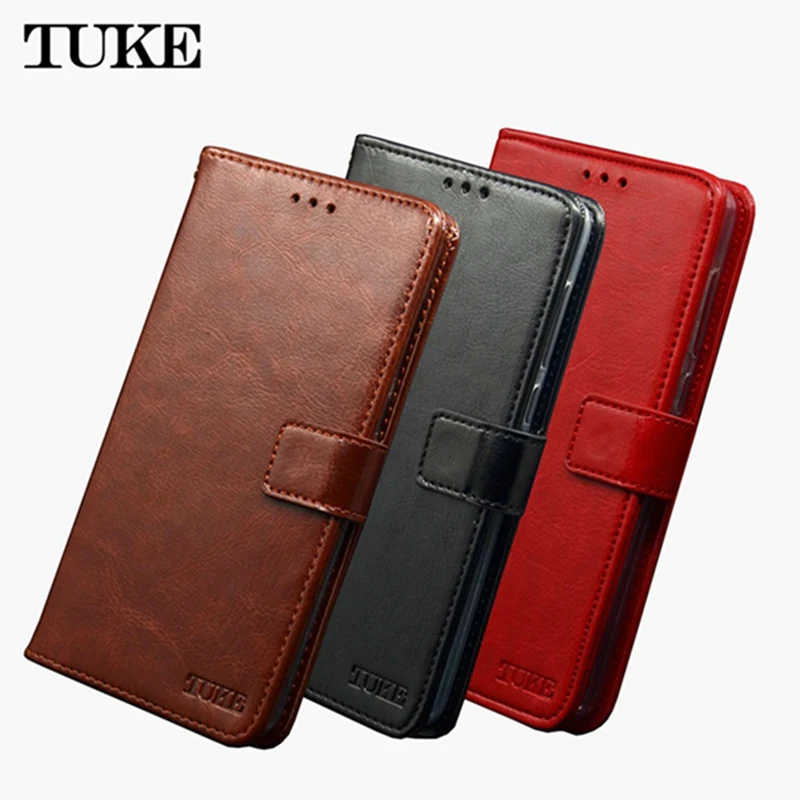 

TUKE Vintage Wallet Case For Xiaomi Mi 8 Pro Case Leather Flip Stand Cover Cases For Xiaomi Mi8 Pro Phone Bag