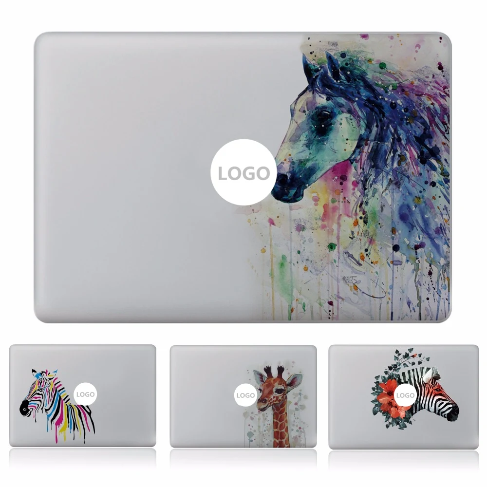 Виниловая наклейка для ноутбука в стиле Фэнтези лошади чернил DIY Macbook Pro Air 11 13 15