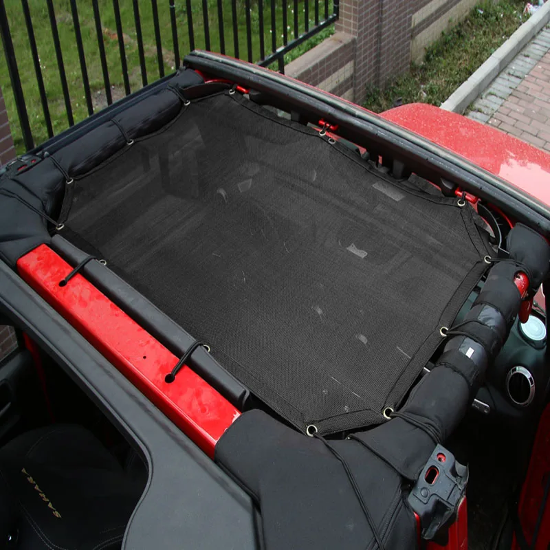 Тепловая сетка для двери Jeep Wrangler ABS2007- черный 2 двери